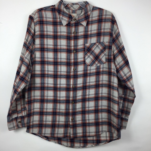 Field & Stream Plaid Flannel Lumberjack Work Shirt - Picture 3 of 15
